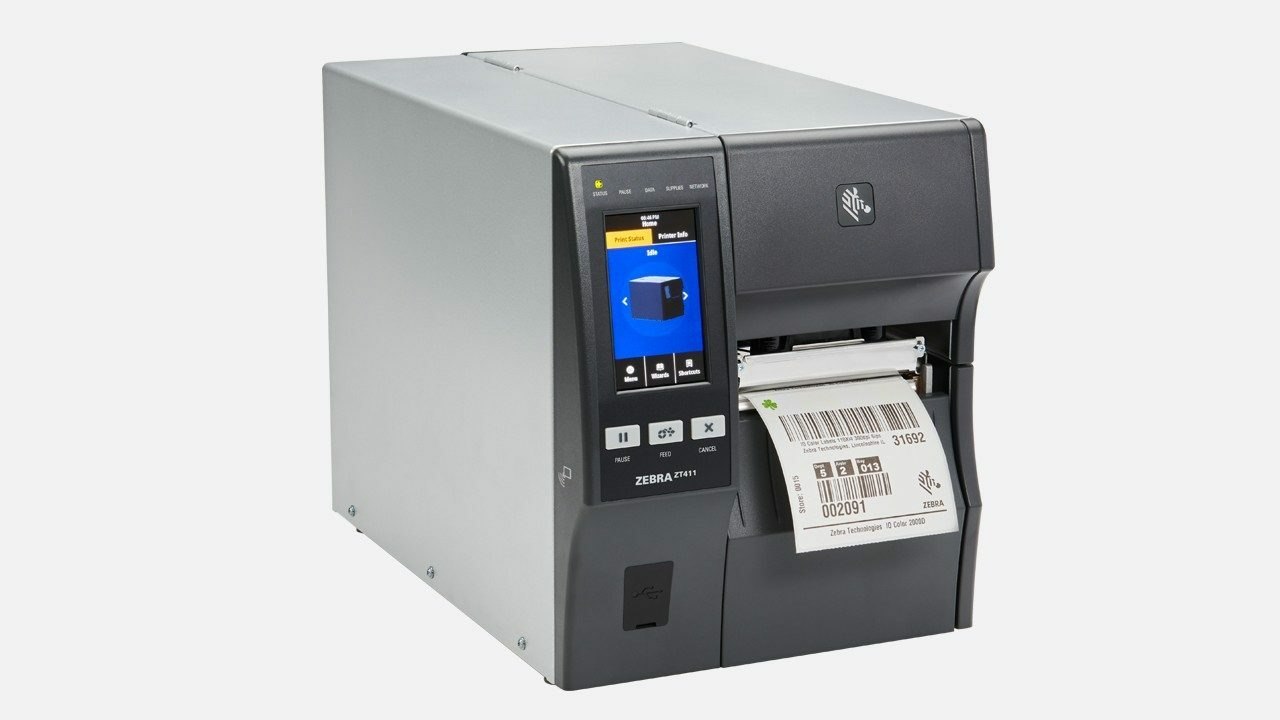 Buy Zebra Zt411 Direct Thermalthermal Transfer Printer Monochrome Desktop Label Print 4265